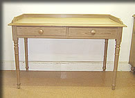 victorian pine desk / table