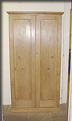 narrow hall coat cupboard pine