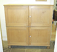 front of victorian cupboard