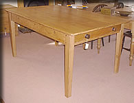 victorian pine kitchen table