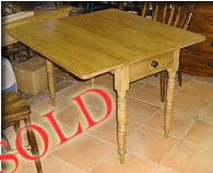 victorian pine pembroke table
