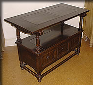 oak monks bench table top