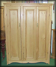 victorian pine kitchen cupboard