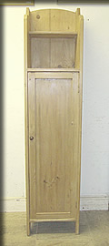 tall narrow antique pine cabinet