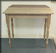 victorian pine side table