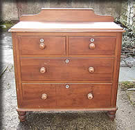 victorian welsh chest drawers